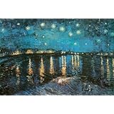 Starry Night over the Rhone, c.1888 Poster Print by Vincent van Gogh, 36x24 Artists Poster Print by Vincent van Gogh, 36x24