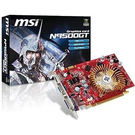MSI NVIDIA GF 9500GT 1GB DDR2 PCI-E GRAPHICS CARD
