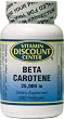 Beta Carotene 25000 I.U. by Vitamin Discount Center 250 Softgels