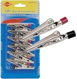 SE 12 pc. Alligator Clip Set