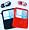 KMS PRODUCTS BOX SET GIFT BOX WITH 6 SOCKS + RED & BLACK SILICONE CASE & BLACK NECK STRAP