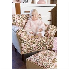 Tickled Pink Chair and Tuffet Set