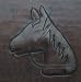 Copper Square Bar/Kitchen Prep Sink-Horse Head