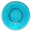 Spanish Large Ocean Sea Life Recycled Aqua Blue Glass Charger 12"D