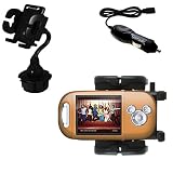 Nickelodean Mix Max Player Car Cup Holder with Car Charger - Uses Gomadic TipExchange