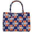 University of Illinois Handbag Purse Fighting Illini Logo