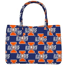 University of Illinois Handbag Purse Fighting Illini Logo