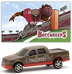 Tampa Bay Buccaneers 2007 Upper Deck Collectibles NFL Ford F-150 Pickup Truck with Sticker