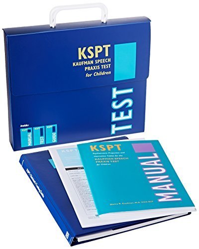 The Kaufman Speech Praxis Test for Children (William Beaumont Hospital Series in Speech and Language Pathology) by Nancy R. Kaufman (1995-07-01)