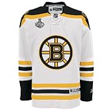 Boston Bruins Reebok Premier Road NHL Hockey Jersey w/ 2011 Stanley Cup Patch