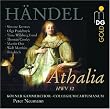 Handel: Athalia /Kermes � Pasichnyk � Lund � Cooley � Oro � Friedrich � Collegium Cartusianum � Neumann