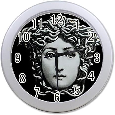 fornasetti plates gold custom Wall Clock white