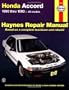 Honda Accord 1990 Thru 1993: All Models (Haynes Repair Manual)