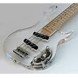 Galveston CLEAR solid body 4-Str Bass Guitar, NEW ~ Galveston