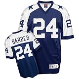 Marion Barber Youth Jersey: #24 Dallas Cowboys Navy Throwback Premier Youth Jersey (L (14-16))