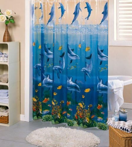 Melife Marine Theme Shower Curtain
