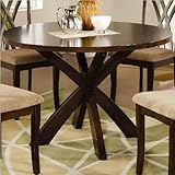 Ruby Casual Dining Table in Rich Espresso Finish by Coaster