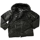 ALPHA N-3B BLACK FUR JACKET