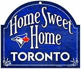 MLB Toronto Blue Jays Arch Wood Sign (10 x 11-Inch)