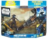 Star Wars Figure and Vehicle Cad Bane With Pirate Bike