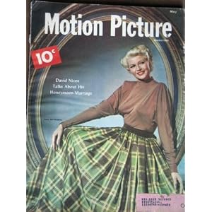 MOTION PICTURE Magazine, May 1948, with Rita Hayworth (Blonde) on the... by Fred Sammus