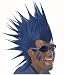 Blue Mohawk Wigs