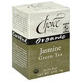 Choice Organic Jasmine Green Tea, 16-Count Box (Pack of 6)
