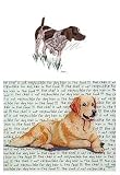 German Shorthair Pointer Glass Cutting Board