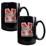 Nebraska Cornhuskers NCAA 2pc Coffee Mug Set