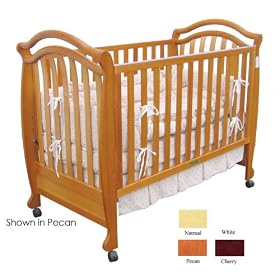 Lynette 2-in-1 Crib In White Finish By AFG Baby Furniture