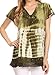 Sakkas Violet Embroidery Tie Dye Sequin Accents Blouse/Top