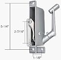 C.R. LAURENCE WCM636 CRL Right Hand Awning Window Operator for Remington and Silverline