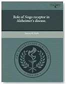 Role of Nogo receptor in Alzheimer's disease.
