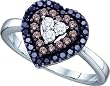 0.50CTW DIAMOND BRIDAL RING Size 7