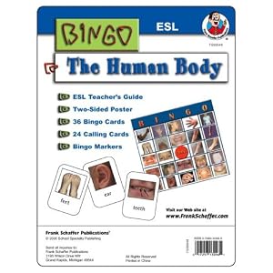 ESL Bingo Game: Human Body (ESL Bingo Games) by Carson-Dellosa Publishing