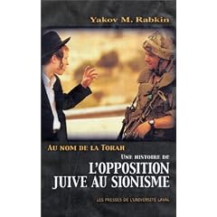Au nom de la Torah : Une histoire de l'opposition juive au sionisme