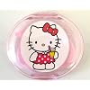 NEW HELLO KITTY CONTACT LENSES CASE SET CLEAR PINK BOX