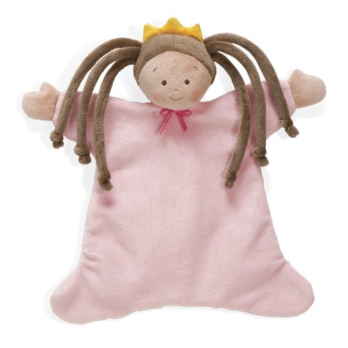 511MAcsHtKL North American Bear 8.5 Little Princess Cozie Blankie, Brunette