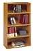 Bush(R) Universal 49in. Bookcase, 4 Shelves, Natural Cherry