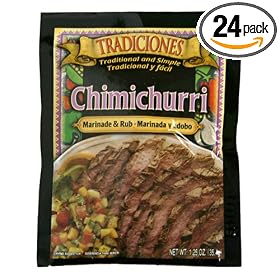 Tradiciones Chimichurri Sauce Mix, 1.25-Ounce Packets (Pack of 24)