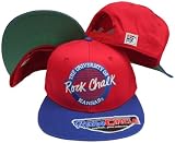 Kansas Jayhawks Rock Chalk Jayhawk Circle Snapback Adjustable Snap Back Hat / Cap