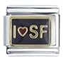 I Heart San Francisco Special Categories Italian Charm Bracelet