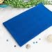 [Dark Blue] 100% Cotton Jacquard Weave Throw Blanket (50 by 59.8 inches)
