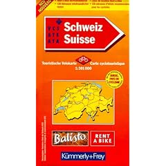 K�mmerly & Frey Karten, Schweiz, Touristische Velokarte