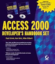 Access 2000 Developer's Handbook: v. 1 & 2 (Handbook Set)