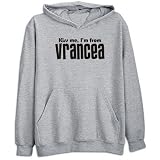 Sweatshirt Heather Gray  Kiss Me Vrancea  Romania City