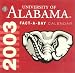 Book University of Alabama Calendar