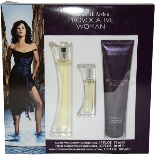 Elizabeth Arden Provocative Woman Geschenkset (50ml EDP + Mini + 100ml K&ouml;rperlotion) Preisvergleich