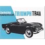 Triumph TR4A Owners Handbook (Official Handbooks)