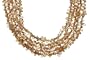 14k Yellow Gold Smooth and Faceted Citrine Tear Drop Necklace, 17-20"